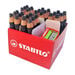 Stabilo Markdry Drywipe Crayons Black Pk30  hi\-res